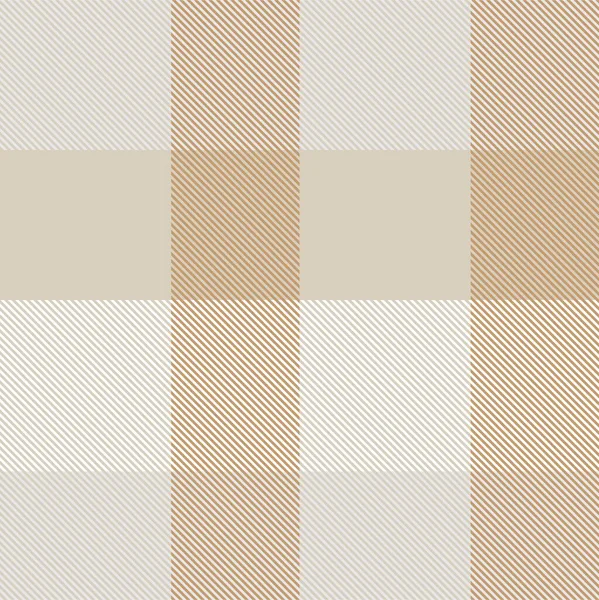棕色非对称格子结构无缝图案 适用于时尚纺织品和图形 — 图库矢量图片