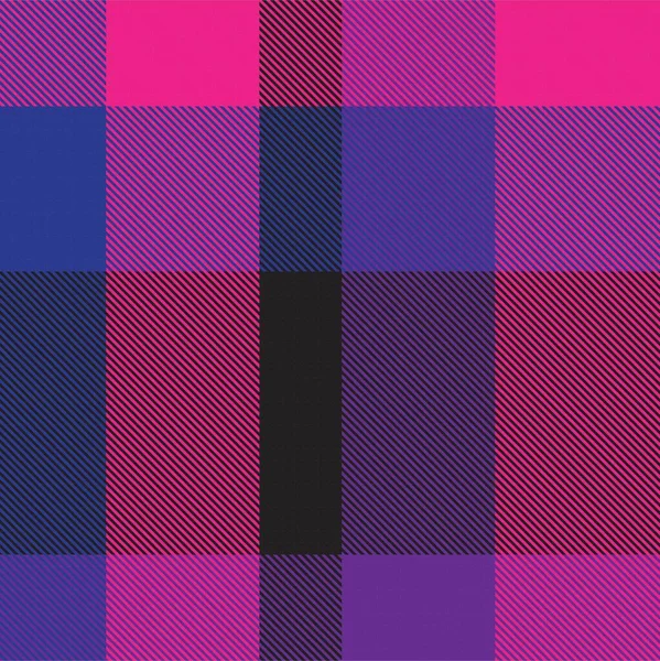 Purple Asymmetric Plaid Textuur Naadloos Patroon Geschikt Voor Mode Textiel — Stockvector