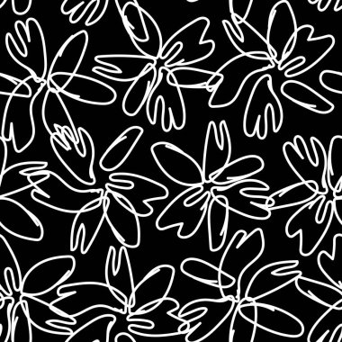 Moda tekstil, grafik, arka plan ve el sanatları için çiçek desensiz arkaplan