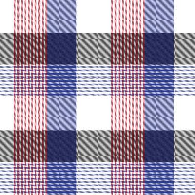 Moda tekstil ve grafikleri için uygun kırmızı asimetrik ekoseli desensiz desen