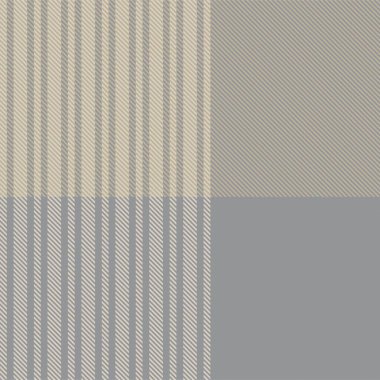 Moda tekstil ve grafikleri için uygun gri asimetrik ekose desenli kusursuz desen