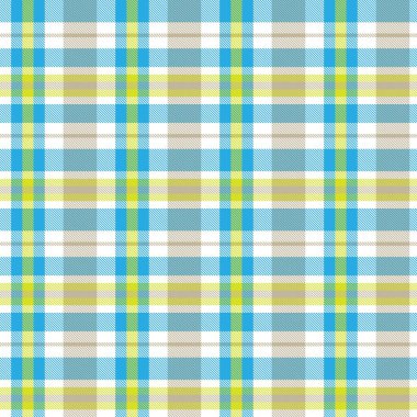 Moda tekstil ve grafikleri için uygun sarı asimetrik ekose desenli kusursuz desen