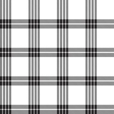 Moda tekstil ve grafikleri için uygun siyah ve beyaz asimetrik desenli