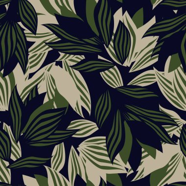 Moda tekstil, grafik, arka plan ve el sanatları için çiçek desensiz arkaplan