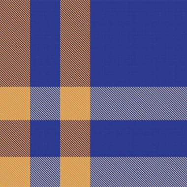 Moda tekstil ve grafikleri için uygun turuncu asimetrik ekose desenli kusursuz desen