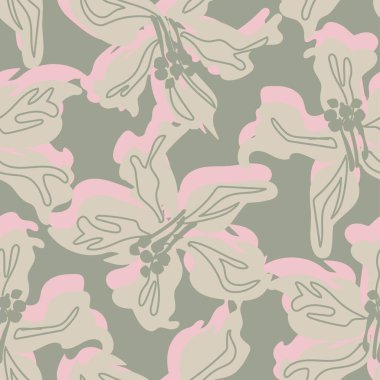 Moda tekstil, grafik, arka plan ve el sanatları için kusursuz desenli fırça darbeleri