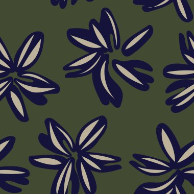 Moda tekstil, grafik, arka plan ve el sanatları için çiçek desensiz arkaplan