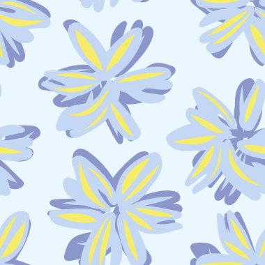 Moda tekstil, grafik, arka plan ve el sanatları için çiçek desensiz arkaplan