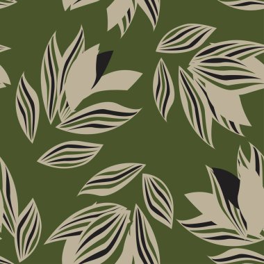 Moda tekstil, grafik, arka plan ve el sanatları için çiçek desensiz arkaplan