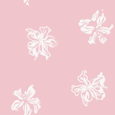 Moda tekstil, grafik, arka plan ve el sanatları için kusursuz desenli fırça darbeleri