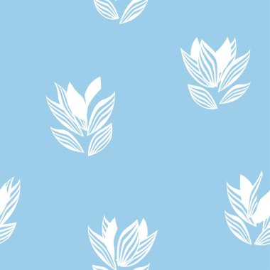 Moda tekstil, grafik, arka plan ve el sanatları için çiçek desensiz arkaplan