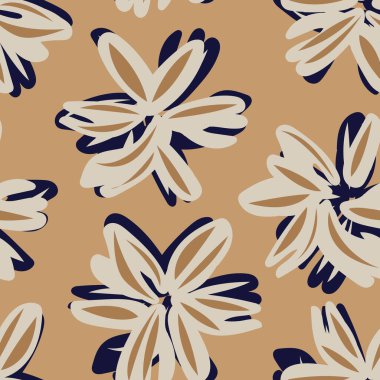 Moda tekstil, grafik, arka plan ve el sanatları için çiçek desensiz arkaplan