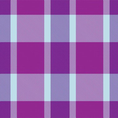 Mor Asimetrik Ekose desenli, moda tekstil ve grafikleri için uygun.