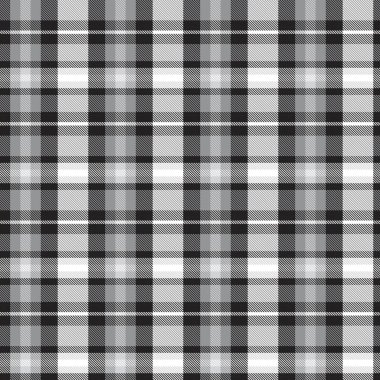 Moda tekstil ve grafikleri için uygun siyah ve beyaz asimetrik desenli