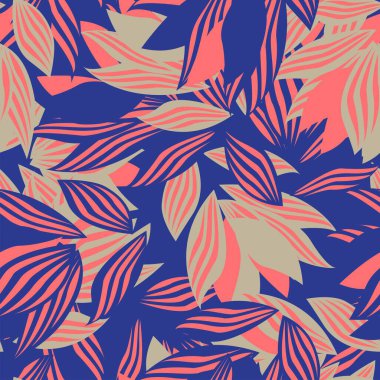 Moda tekstil, grafik, arka plan ve el sanatları için çiçek desensiz arkaplan