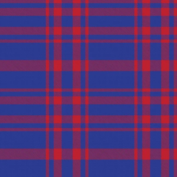 Red Asymmetric Plaid Textuur Naadloos Patroon Geschikt Voor Mode Textiel — Stockvector