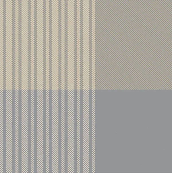 Grey Asymmetric Plaid Textuur Naadloos Patroon Geschikt Voor Mode Textiel — Stockvector