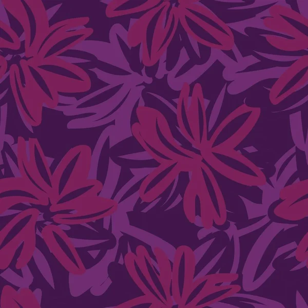 Květinové Bezešvé Vzor Pozadí Pro Módní Textil Grafiku Zázemí Řemesla — Stockový vektor