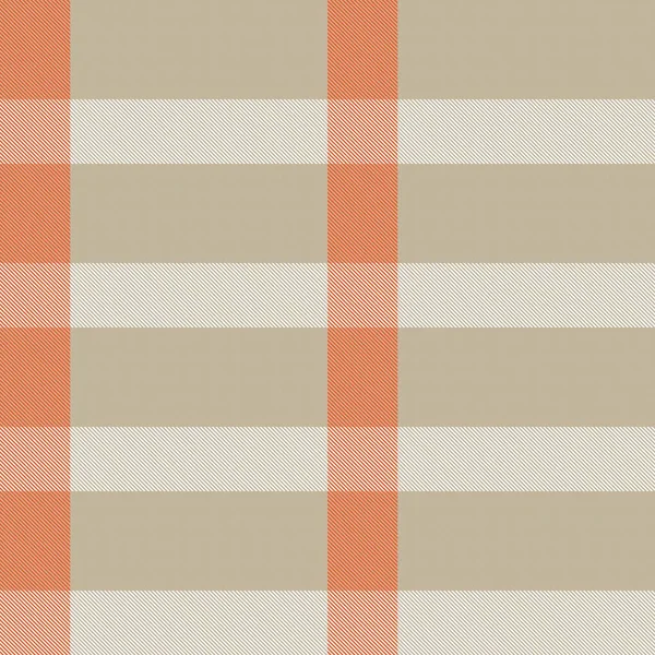 Orange Asymmetric Plaid Textured Seamless Pattern Suitable Fashion Textiles Graphics — Stock Vector