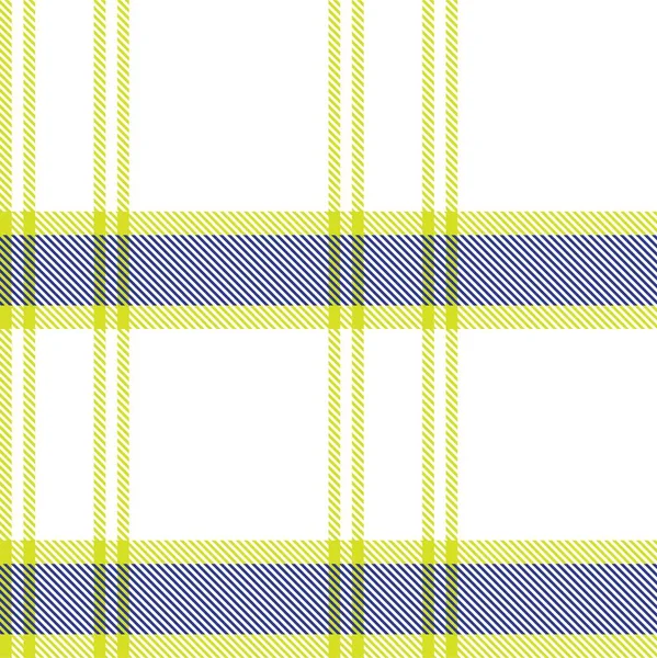 Yellow Asymmetric Plaid Texturierte Nahtlose Muster Geeignet Für Modetextilien Und — Stockvektor