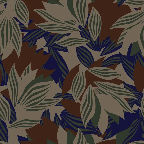 Квітковий Безшовний Візерунок Модного Текстилю Графіки Фону Ремесел — стоковий вектор
