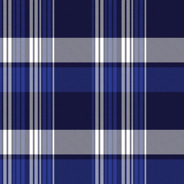 Patrón Sin Costura Texturizado Cuadros Asimétrico Azul Adecuado Para Textiles — Vector de stock