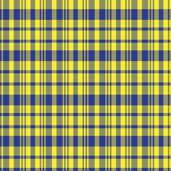 Moda tekstil ve grafikleri için uygun sarı asimetrik ekose desenli kusursuz desen