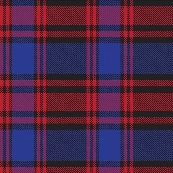 Red Asymmetric Plaid Textuur Naadloos Patroon Geschikt Voor Mode Textiel — Stockvector