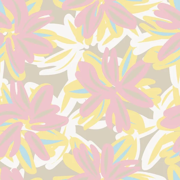 Fondo Patrón Sin Costura Floral Para Textiles Moda Gráficos Fondos — Vector de stock