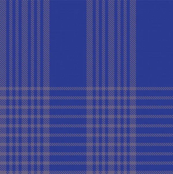 Kék Aszimmetrikus Kockás Texturált Zökkenőmentes Minta Alkalmas Divat Textil Grafika — Stock Vector