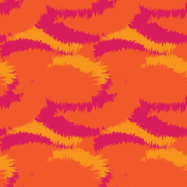 Moda tekstil ürünleri, ev eşyaları, grafikler, arka planlar için soyut fırça darbeleri kürk deseni tasarımı