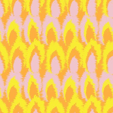 Moda tekstil ürünleri, ev eşyaları, grafikler, arka planlar için soyut fırça darbeleri kürk deseni tasarımı