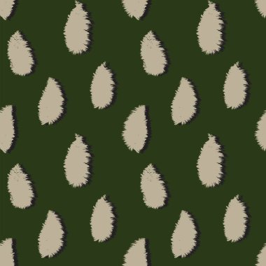 Moda tekstil ürünleri, ev eşyaları, grafikler, arka planlar için soyut fırça darbeleri kürk deseni tasarımı