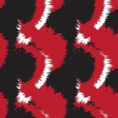 Moda tekstil ürünleri, ev eşyaları, grafikler, arka planlar için soyut fırça darbeleri kürk deseni tasarımı