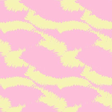 Moda tekstil ürünleri, ev eşyaları, grafikler, arka planlar için soyut fırça darbeleri kürk deseni tasarımı