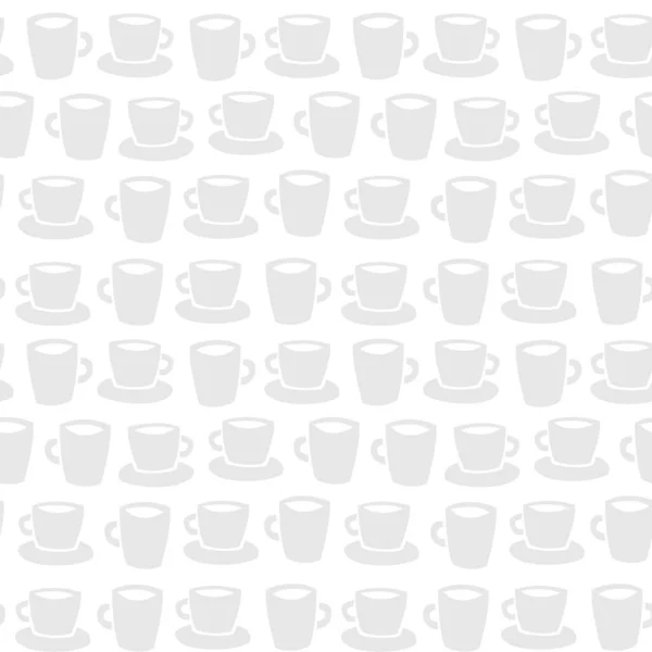 Coffee Cups Seamless Pattern Design Fashion Textiles Crafts Branding Marketing — Stock Vector