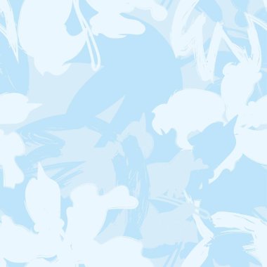 Moda tekstil, grafik, arka plan ve el sanatları için kusursuz desenli fırça darbeleri