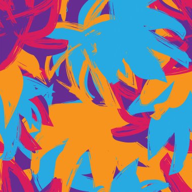 Tropik Yaprak Fırçası, moda tekstil, grafik ve el sanatları için kusursuz desen tasarımı yaptı