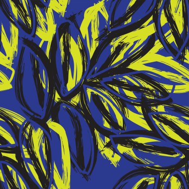 Tropik Yaprak Fırçası, moda tekstil, grafik ve el sanatları için kusursuz desen tasarımı yaptı