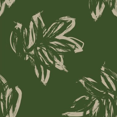 Tropik Yaprak Fırçası, moda tekstil, grafik ve el sanatları için kusursuz desen tasarımı yaptı