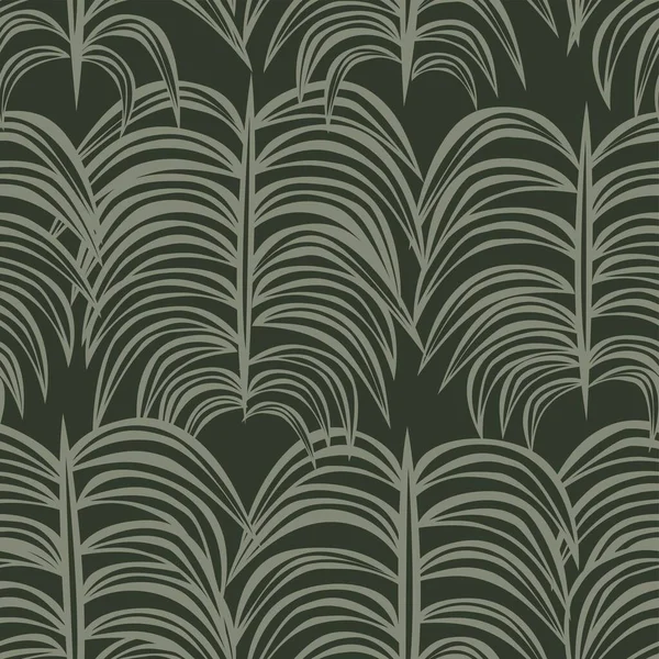 Tropical Leaf Nahtloses Muster Design Für Modetextilien Grafiken Und Kunsthandwerk — Stockvektor