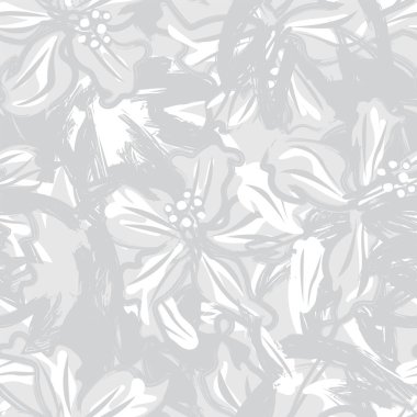 Moda tekstil, grafik, arka plan ve el sanatları için kusursuz desenli fırça darbeleri