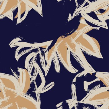 Tropik Yaprak Fırçası, moda tekstil, grafik ve el sanatları için kusursuz desen tasarımı yaptı