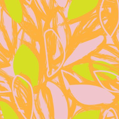 Tropik Yaprak Fırçası, moda tekstil, grafik ve el sanatları için kusursuz desen tasarımı yaptı