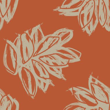 Tropik Yaprak Fırçası, moda tekstil, grafik ve el sanatları için kusursuz desen tasarımı yaptı