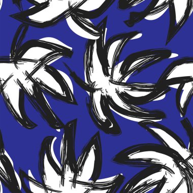 Tropik Yaprak Fırçası, moda tekstil, grafik ve el sanatları için kusursuz desen tasarımı yaptı