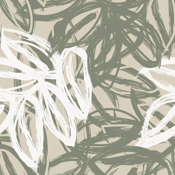Тропические Мазки Кисти Текстиля Графики Ремесел — стоковый вектор