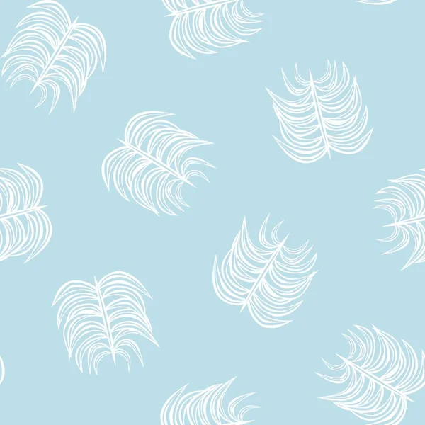 Дизайн Безшовного Візерунка Тропічного Листя Модного Текстилю Графіки Ремесел — стоковий вектор