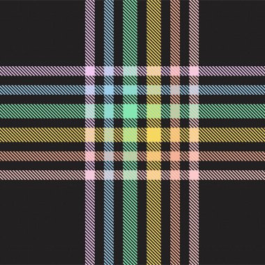 Gökkuşağı Pastel Ekoseli Moda tekstil ve grafikleri için kusursuz desen