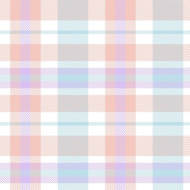 Gökkuşağı Pastel Ekoseli Moda tekstil ve grafikleri için kusursuz desen